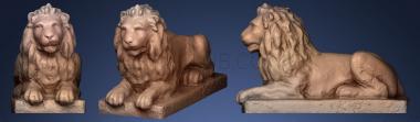 3D model Lion Statue_3 (STL)